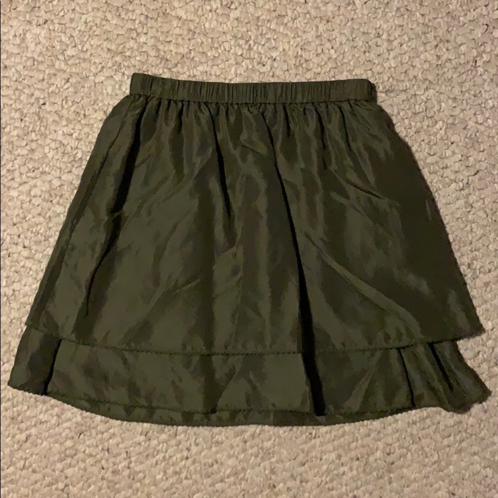 Anthropologie Silk Skirt